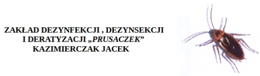 Zakład dezynfekcji, dezynsekcji i deratyzacji "Pruszaczek" Kazimierczak Jacek logo